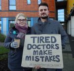 Junior Doctors Strike at Salford Royal Hospital